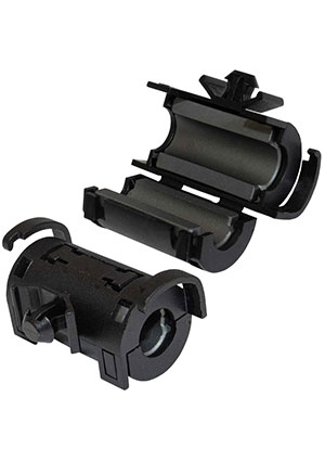 RUICHI ZCAT2032-0930B (black), Фильтр ферритовый на провод RUICHI ZCAT2032-0930F черный, в корпусе каркасы