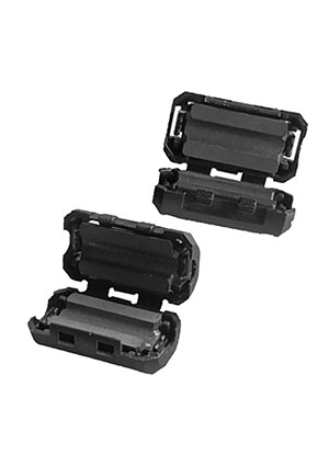 RUICHI ZCAT2040-0730C (black), Фильтр ферритовый на провод RUICHI ZCAT2040-0730C черный, в корпусе каркасы