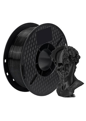 RUICHI PETG-1.75-BLK-1KG, Филамент для 3D-принтера RUICHI PETG-1.75-BLK-1KG, PETG пластик, катушка 1 кг, 1. принтеры этикеток и расходники