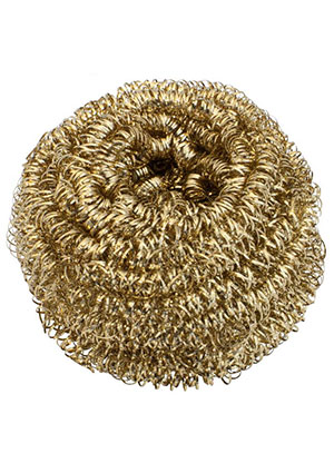 RUICHI BR-SPONGE-20G, Металлическая губка-стружка для очистки жала паяльника BR-SPONGE-20G, латунная, 20г губки и средства для очистки жала