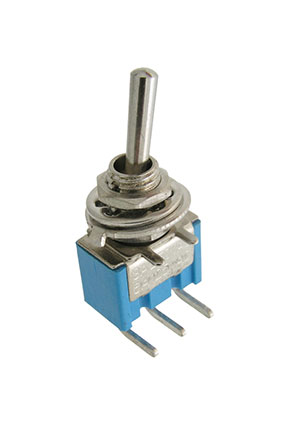 RUICHI MTS-102-C3 on-on, Микротумблер RUICHI MTS-102-C3, ON-ON, SPDT, 3 А, 250 В, 20 мОм, установочное отве тумблеры