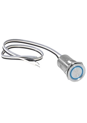 RUICHI TS22-11ZC/B/S off-on, Кнопка сенсорная сподсветкой, с фиксациейRUICHI TS22-11C/B/S off-on, М22, IP68 кнопки на блок