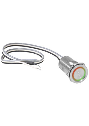 RUICHI TS22-11C/R/S off-(on), Кнопка сенсорная с подсветкой, без фиксацииRUICHI TS22-11C/R/S off-(on), М22, кнопки на блок