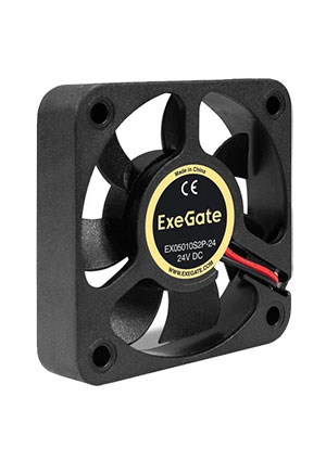 EX05010S2P-24, ���������� 24�, 50x50x10 ��, ��������� ����������, 2pin, 7000RPM, 39dBA