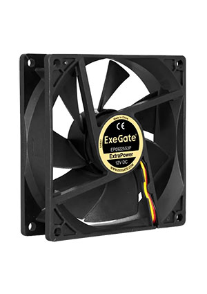EP09225S3P, ���������� 12� ExtraPower, 92x92x25 ��, ��������� ����������, 3pin,  2600RPM, 24dBA