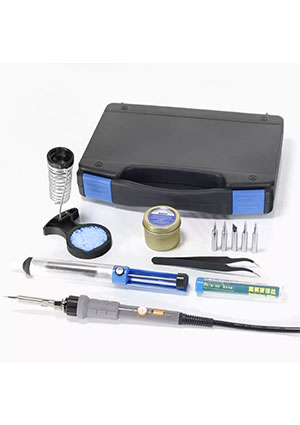 Yihua 154427, YIHUA 947-III tool kit паяльный набор для монтажа и ремонта паяльник c рег.t , подставка , подставки для паяльников