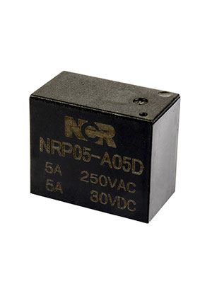 NRP05-A-05D, ���� 1 �����. 5VDC, 5A/250VAC SPST-NO