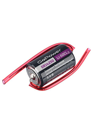 ��������� GoPower ER14250 1/2AA PC1 Li-SOCl2 3.6V � �������� (1/10/500