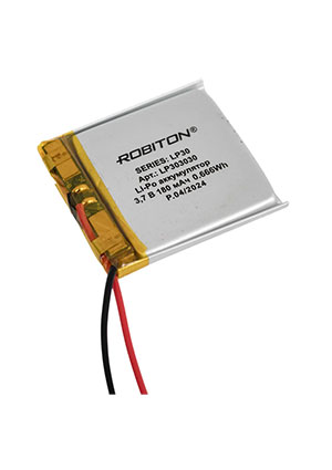 GoPower Аккумулятор Li-Pol GoPower LP303030 PK1 3.7V 180mAh с/з (1/10/250) аккумуляторы