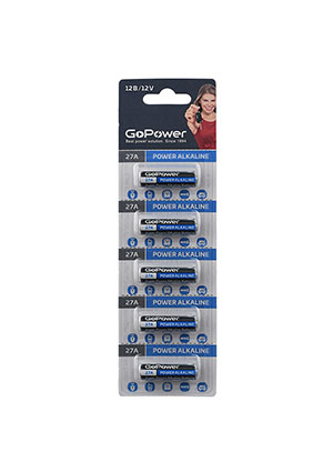 ��������� GoPower LR27/A27/MN27 BL5 Alkaline 12V (5/100/1000)
