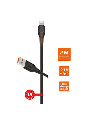 ������ GoPower GP01L-2M USB (m)-Lightning (m) 2.0� 2.1A ������ (1/200/