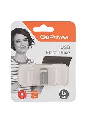����-���������� GoPower MINI 16GB USB2.0 ������ ���������� (1/50/1000)
