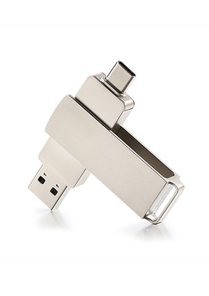 ����-���������� GoPower MODERN 128GB USB3.0 Type-C (m) ������ ����� (1