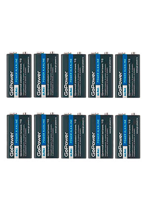 ��������� GoPower ����� 6LR61 Shrink 1 Alkaline 9V (1/10/240)