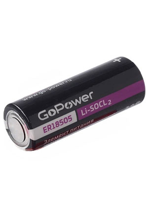 ��������� GoPower ER18505 PC1 Li-SOCl2 3.6V ��� ������� (1/10/500)