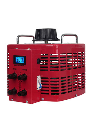 Suntek L-5000-red, ЛАТР SUNTEK 5000ВА RED диапазон 0-300 Вольт, 20 А стабилизаторы напряжения