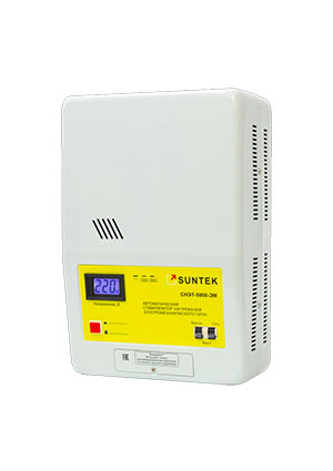 Suntek SE-5000, Стабилизатор напряжения SUNTEK ЭМ 5000 ВА, 120-285В стабилизаторы напряжения