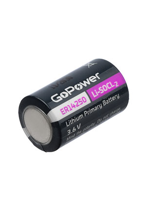 ��������� GoPower ER14250 1/2AA PC1 Li-SOCl2 3.6V ��� ������� (1/10/50