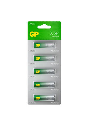 GP 15AA21-2CRSC5, ��������� GP Super Alkaline G-Tech 15� �A 1 ��.