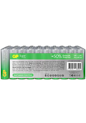 GP 15AA21-2CRSWC60, ��������� GP Super Alkaline 15� �A 60 ��. � ������