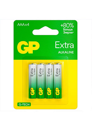 GP 24AXA21-2CRSBC4, ��������� A�A 4 ��. �� �������� Extra Alkaline G-Tech