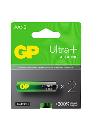 GP 15AUPA21-2CRSB2, ��������� G-tech GP Ultra Plus Alkaline 15� A� 2 ��. �� ��������