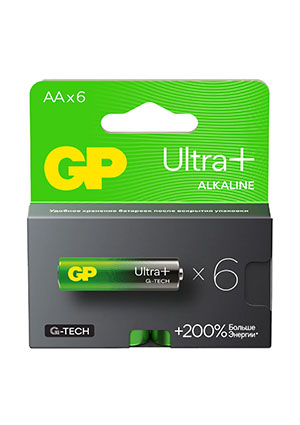 GP 15AUPA21-2CRB6, ��������� G-tech GP Ultra Plus Alkaline 15� A� 6 ��. �� ��������