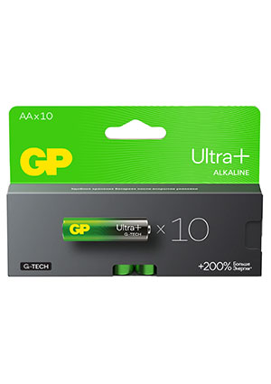 GP 15AUPA21-2CRB10, ��������� G-tech GP Ultra Plus Alkaline 15� A� 10 ��. �� ��������