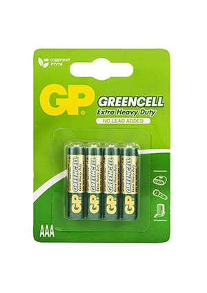 GP 24G-2CR4, ������� ���������  GP GreenCell 24G AAA 4 ��. � �������