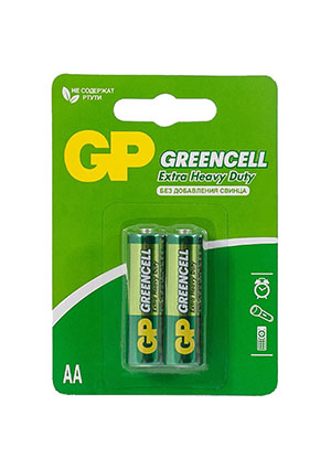 GP 15G-2CR2, ������� ���������  GP GreenCell 15G AA 2 ��. � �������
