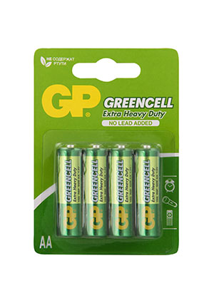 GP 15G-2CR4, ������� ���������  GP GreenCell 15G AA 4 ��. � ��������