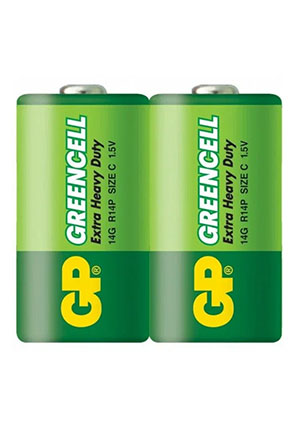 GP 14G-2CR2, ������� ���������  GP GreenCell 14G ����������� C 2 ��. � ��������
