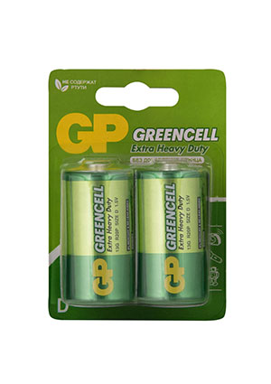 GP 13G-2CR2, ������� ���������  GP GreenCell 13G ����������� D 2 ��. � ��������