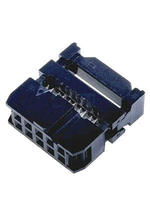 IDC-10F (DS1016-10), ������� 2.54�� �� ����� 10 pin � ���������� ������