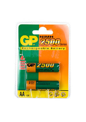 GP Batteries GP 250AAHC, аккумулятор PET-G ,  NiMH ( AA ) , 1шт. аккумуляторы