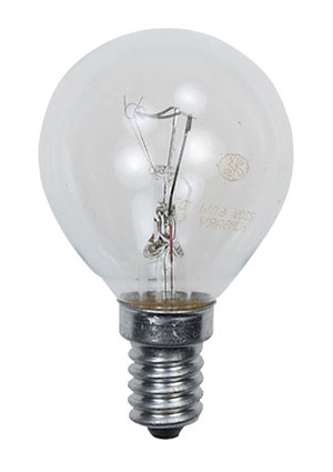 GE LIGHTING 60D1/FR/E14, Лампа 60Вт, сферическая матовая, цоколь E14 лампы накаливания
