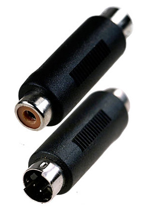 2-321, ���������� MINI DIN 4 pin (S-VHS) ������ - RCA ������ �������