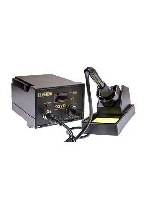 ELEMENT ELEMENT 937D, станция паяльная цифровая 50Вт 200-480C паяльные станции