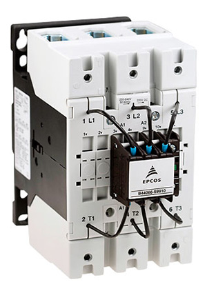 TDK EPCOS B44066S9910J230, контактор 100 kBar 400V coil 230V 50 Hz комплектующие для компенсации реактивной мощности