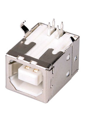 NXU USBB-1J-W, розетка на плату тип B белая (152-W103 USBB-1J) разьемы USB