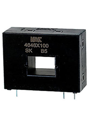 VAC T60404-N4646-X100, датчик тока 100А 1:1000 -/+15В в плату, окно под кабель = LA 55-P датчики тока