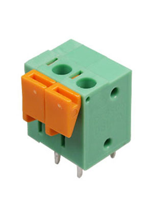 NXU XY122V-2P-5.08, клеммник нажимной 2 контакта 5.08мм (DG142V-5.08-02P) клеммники нажимные