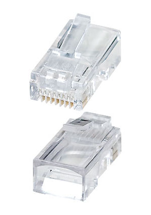Rexant TP8P8C (RJ45) ВИЛКА, сетевая на кабель 8P8C разъемы телефонные и сетевые