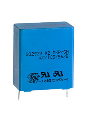 B32923C3225M, фильтр X2  2.2uF 20% 305Vac e:22.5mm