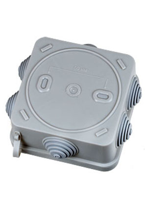 Россия (W)КР2603 КОРОБКА РАЗВЕТВИТ. ОТКР.УСТ. 85Х85Х40 коробки монтажные распаячные