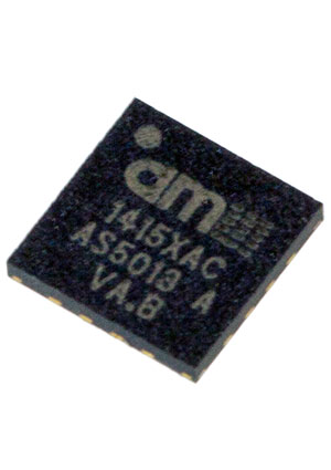 AMS AS5013-IQFT-1000, X-Y координатный датчик Холла 2мм I2C QFN-16 датчики магнитного поля