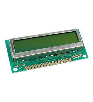 МЭЛТ MT-10S1-2YLG, ЖКИ 10х1 ЖК индикаторы знакосинтезирующие