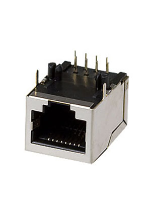 Китай TP8P8C, TP8P8C (RJ45) розетка телефон.на плату. экран.cat.5E, 05-1122 разъемы телефонные и сетевые