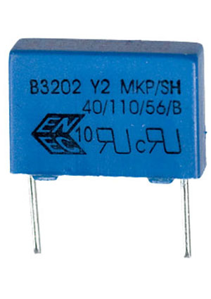 TDK EPCOS B32021A3152M, B32021A3152M000 Y2 конденсатор 1.5нФ 300В (=B81122C1152M) конденсаторы помехоподавляющие