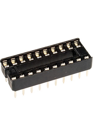NXU SCS-20, панелька для микросхем DIP 20 контактов (125-320) панельки для компонентов